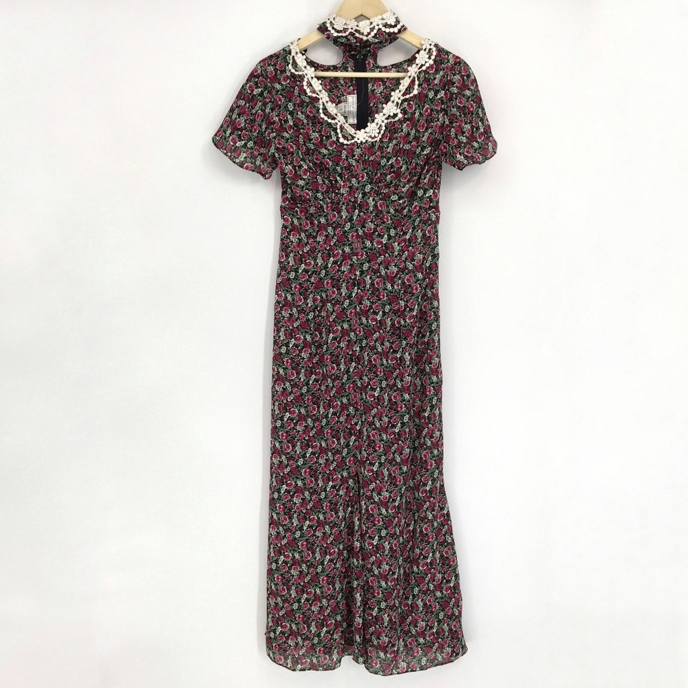 Gunne Sax Vintage Floral 70's Rare Maxi Dress - Picture 1 of 8